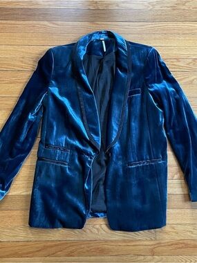 Free People Velvet Blazer